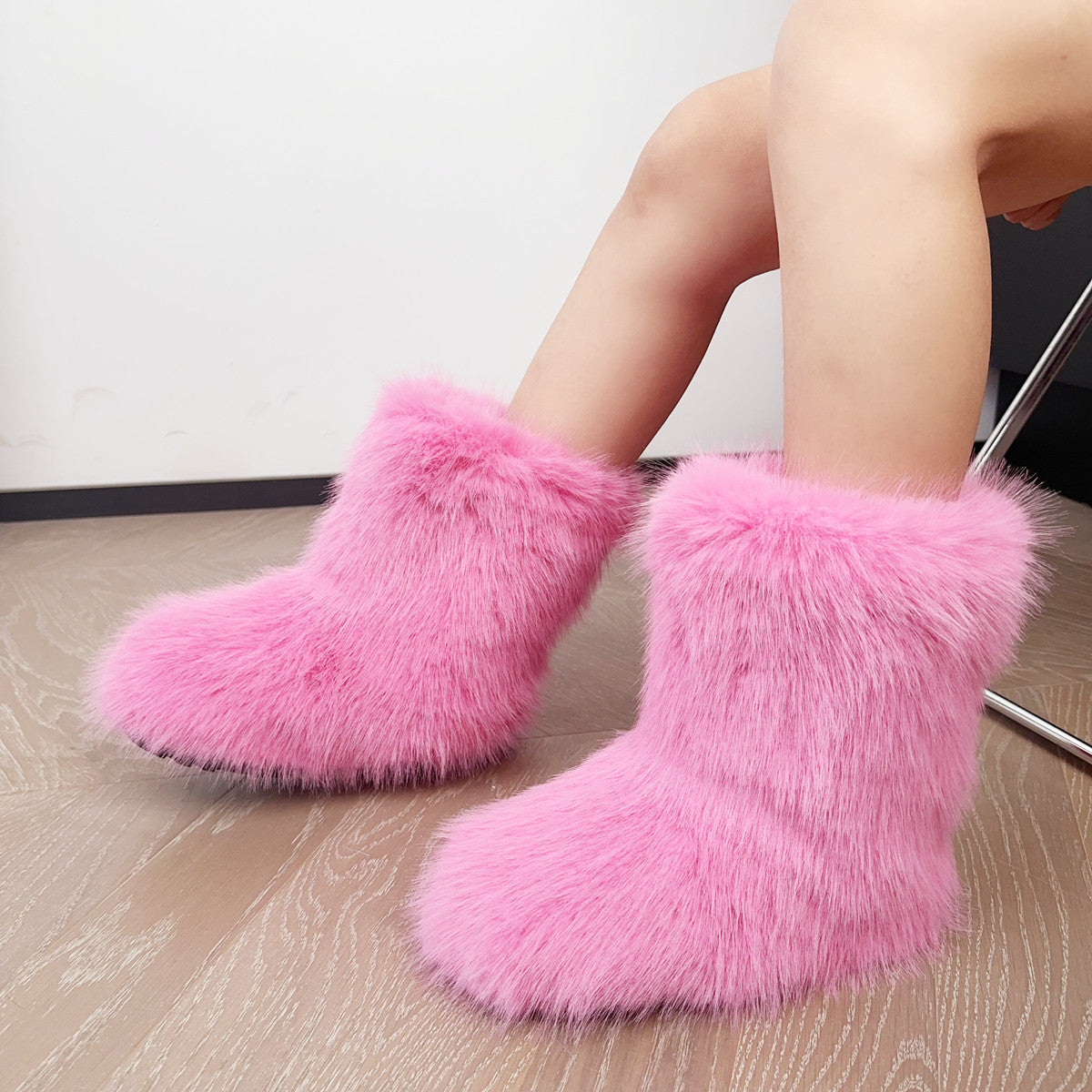 Furry  Snow Boots
