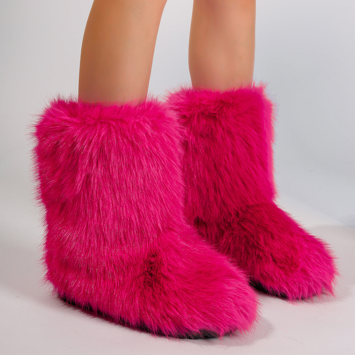 Furry  Snow Boots